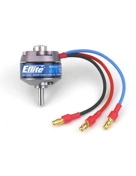 Park 370 Brushless Outrunner  1200Kv with 4mm Hollow Shaft: 3.5mm Bullet