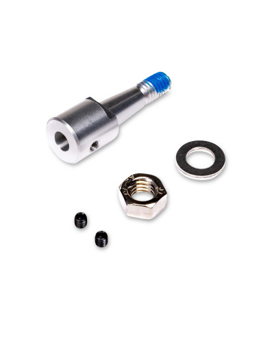 Rotor Motor Shaft with Nut: 80mm EDF