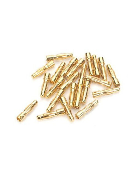 Connector: Gold Bullet Male  4mm (30)