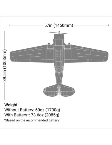 SNJ-5-AT-6 Texan 1.5m BNF Basic with AS3X+ and...