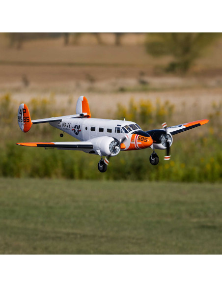 Beechcraft D18-RC-45J 1.5m BNF Basic with AS3X+ and SAFE Select