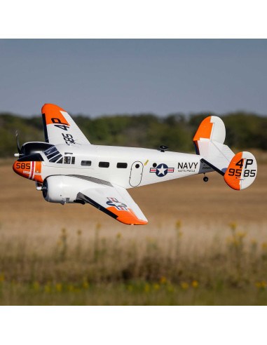 Beechcraft D18-RC-45J 1.5m BNF Basic with AS3X+...