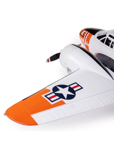 Beechcraft D18-RC-45J 1.5m BNF Basic with AS3X+ and SAFE Select