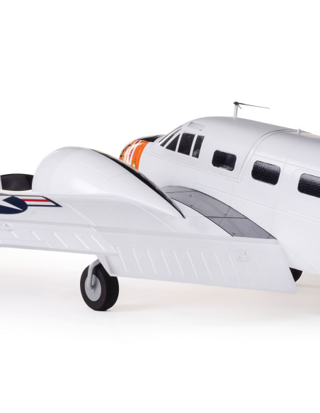 Beechcraft D18-RC-45J 1.5m BNF Basic with AS3X+ and SAFE Select