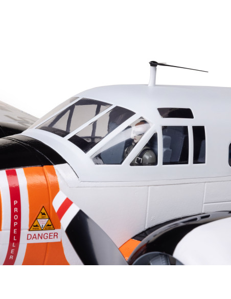 Beechcraft D18-RC-45J 1.5m BNF Basic with AS3X+ and SAFE Select