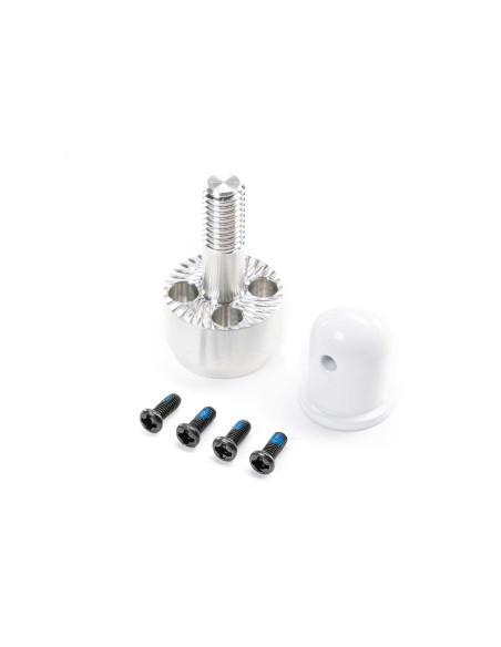 Prop Adapter And Spinner Nut  White: RC-45J 1.5m