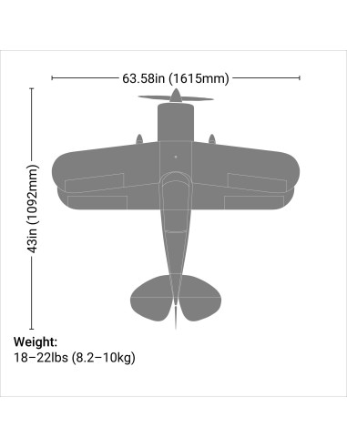 Pitts S-2B 50-60cc  71.6"