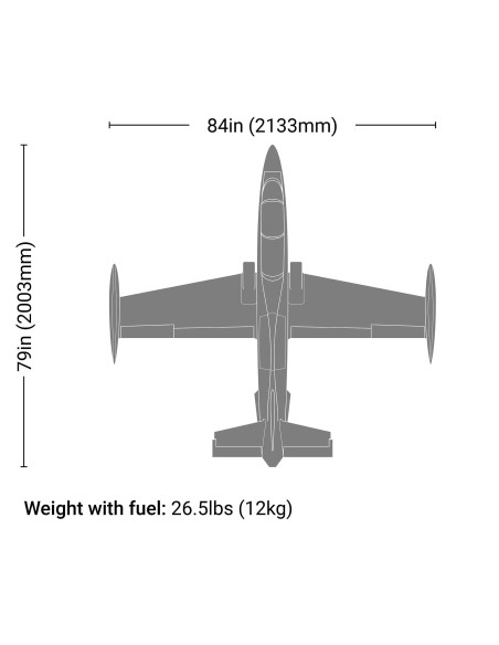 Aermacchi MB-339 60-86N Scale Military Turbine Jet ARF  84"