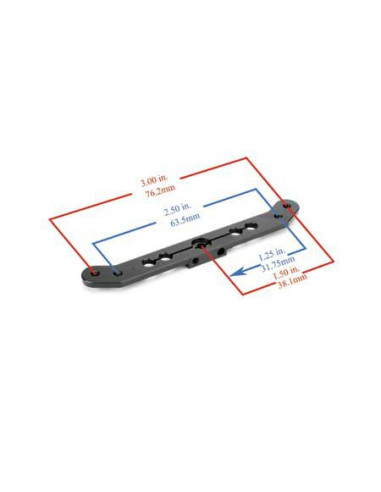 Aluminum Double Sx Arm  3" Hitec