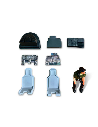 Cockpit Hatch Parts: OV-10 Bronco 20cc