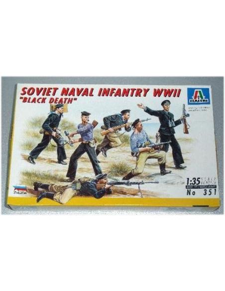 351 Italeri 1/35 Soviet Naval Infantry WWII "BLACK DEATH"