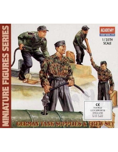 1376 GERMAN TANK SUPPLIES & CREW SET Academy