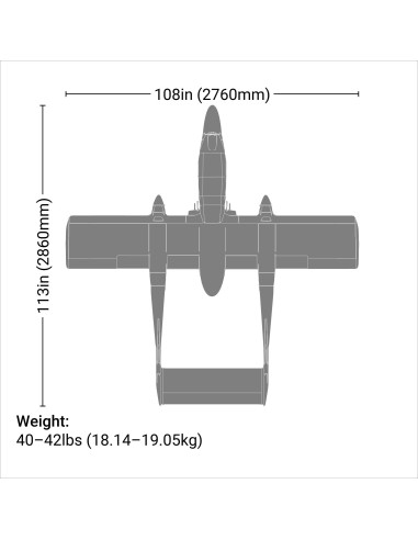 OV-10 Bronco 30cc ARF  108" with Landing Gear Set