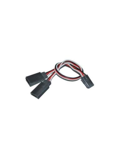 Alargo de servo en "Y" conector Futaba de 15 cm