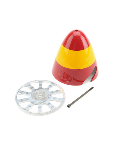 Painted Aluminum Spinner: P-51D 60cc