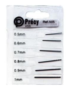 Juego brocas  0,5 - 0,6 -...