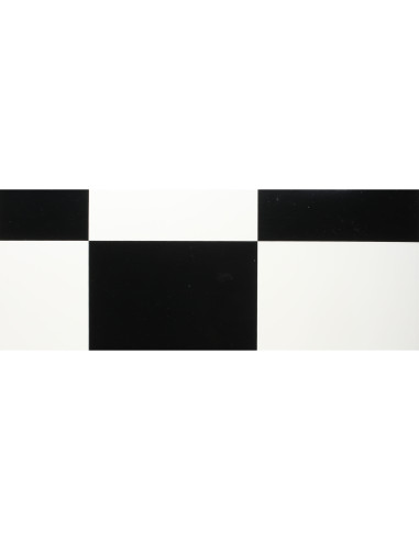 UltraCote  1" White & Black Squares