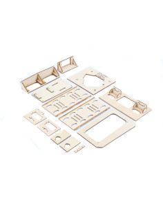 Wood Parts: P-51D 60cc