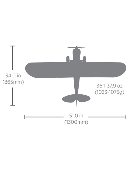 Carbon Cub S 2 1.3m Cleetus McFarland Special Edition BNF Basic