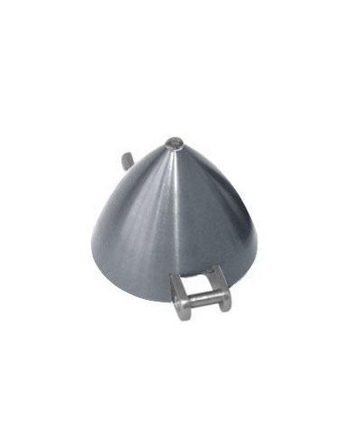 Porta hélice para hélice plegable diámetro 40 - eje 4mm Plata