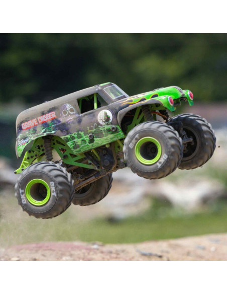 1-18 Mini LMT Grave Digger 2S 4X4 RTR Brushed Monster Truck (Battery & Charger Included)   Green