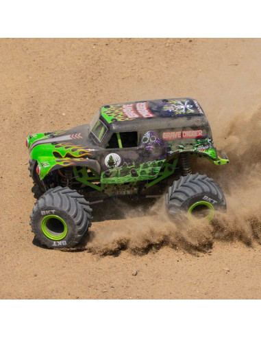 1-18 Mini LMT Grave Digger 2S 4X4 RTR Brushed...