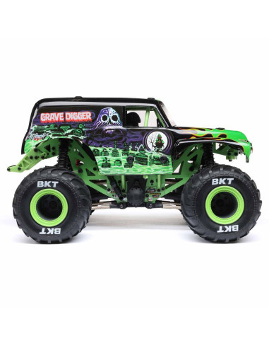 1-18 Mini LMT Grave Digger 2S 4X4 RTR Brushed...