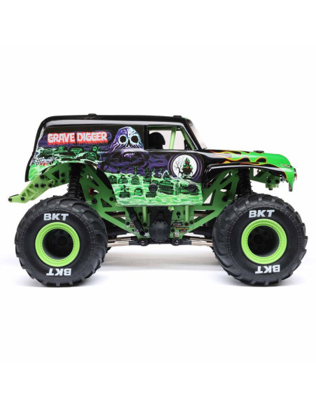 1-18 Mini LMT Grave Digger 2S 4X4 RTR Brushed Monster Truck (Battery & Charger Included)   Green