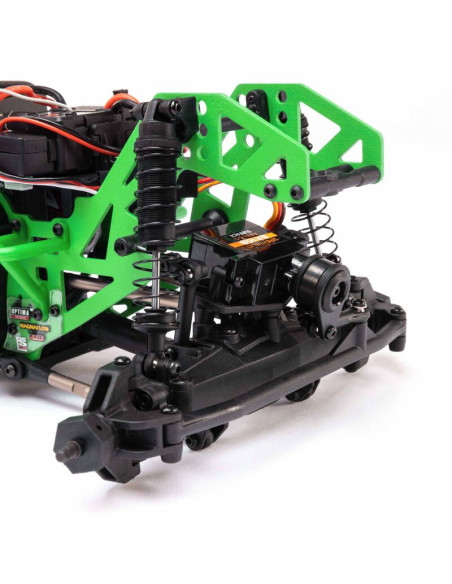 1-18 Mini LMT Grave Digger 2S 4X4 RTR Brushed Monster Truck (Battery & Charger Included)   Green