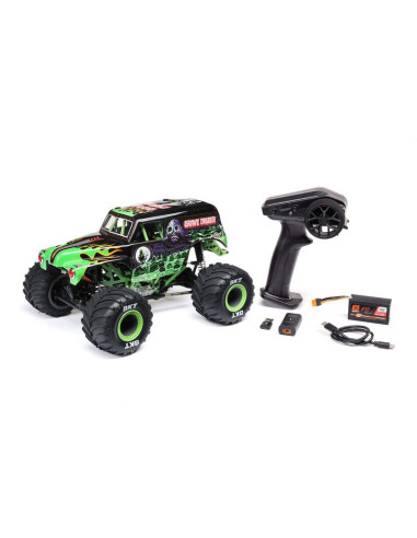 1-18 Mini LMT Grave Digger 2S 4X4 RTR Brushed...