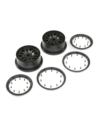 1-5 Front-Rear 4.75 Wheel and Beadlock Set...