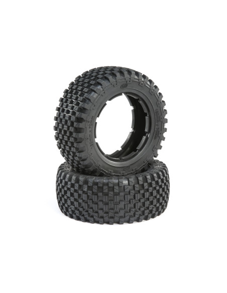 1-5 Front-Rear 4.75 Wheel and Beadlock Set  24mm Hex  Grey (2): 5ive-T 2.0