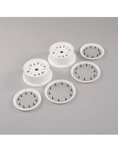 1-5 Front-Rear 4.75 Wheel and Beadlock Set...