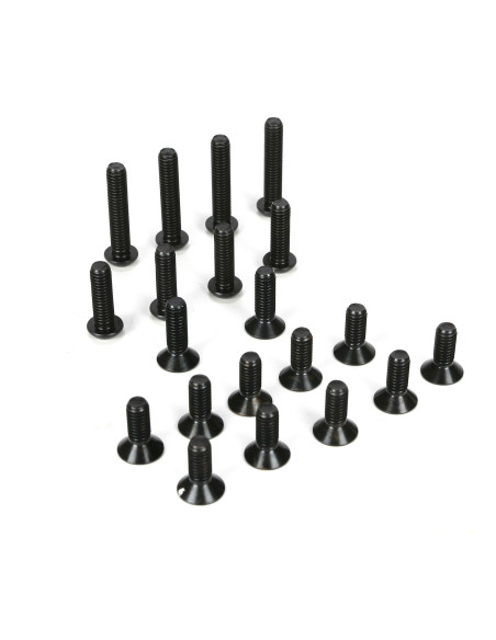 6mm Button Head & Flat Head Screw Assortment (20): 5IVE-T  MINI WRC