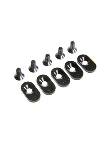 Engine Mount Insert and Screws 20T  Black (5):...