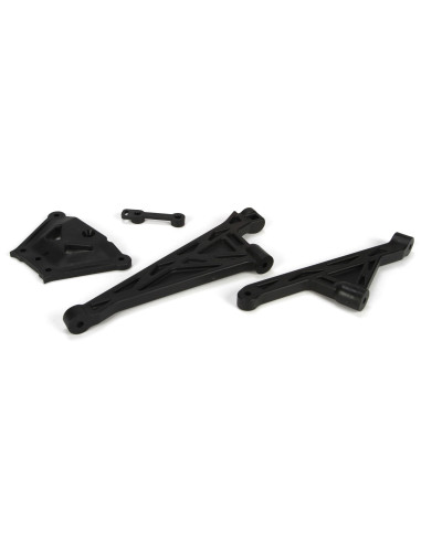 F&R Chassis Brace & Spacer Set: 5IVE-T