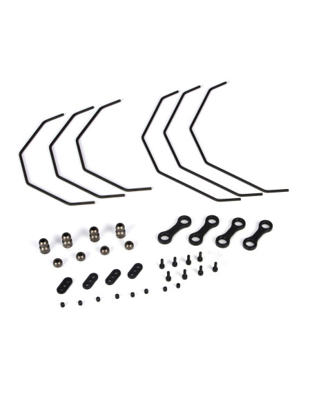 Sway Bar Set and Hardware (3 Each Front and Rear): 5IVE-T  MINI WRC