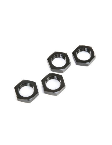 Wheel Nuts  Black (4): 5ive-T 2.0