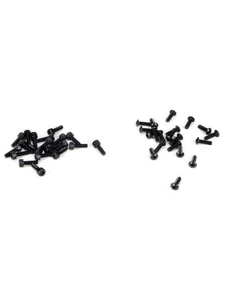 Wheel Screw Set  3x10mm BH & Cap (20ea): 5IVE-T  MINI WRC