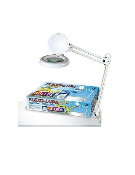 Flexo Lupa con Luz 60 LEDS 5x