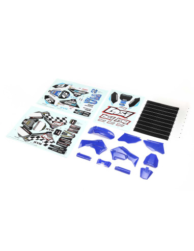 Blue Plastics with Wraps: Promoto-MX