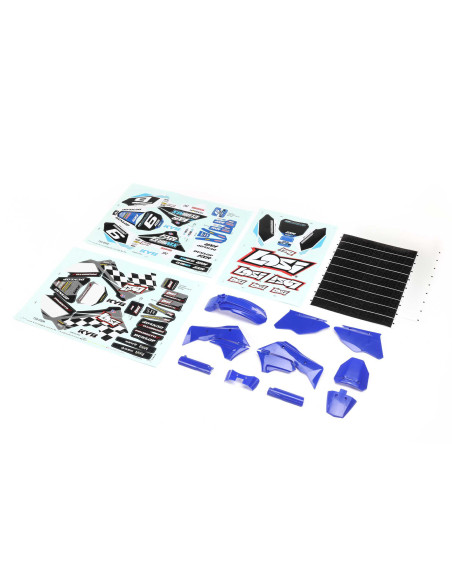 Blue Plastics with Wraps: Promoto-MX