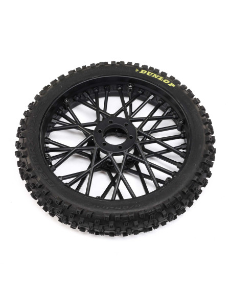 Dunlop MX53 Front Tire Mounted  Black: Promoto-MX