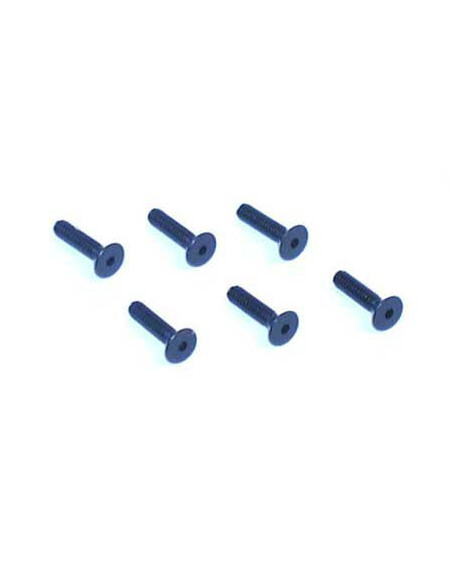 Flat head Screws  4-40 x 1-2" (6)