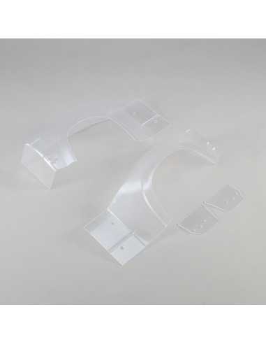 Left and Right Rear Fender Set  Clear: Super...