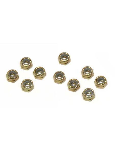 Locking Nuts  Steel  5-40 (10)