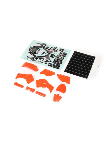 Orange Plastics with Wraps: Promoto-MX