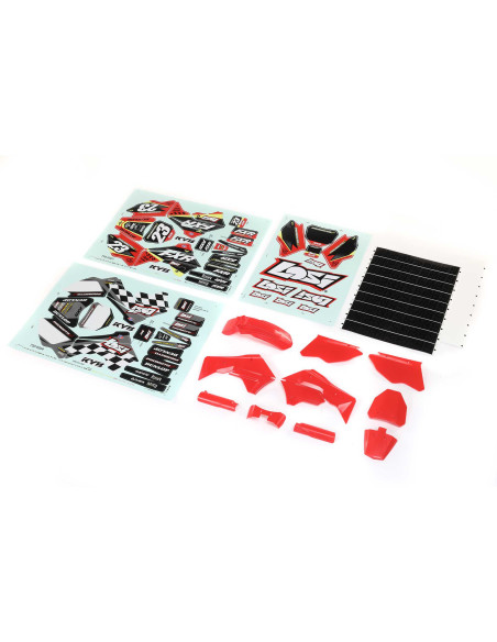 Plastics with Wraps  Red: Promoto-MX
