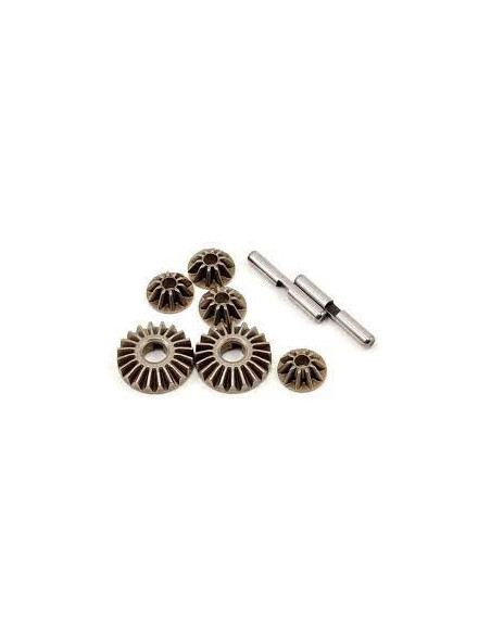 Differential gear & shaft set: 22rtr