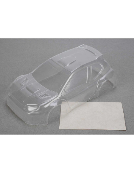 Micro rally body clear with decals